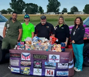 kids first donation to melissa memorial hospital with staff